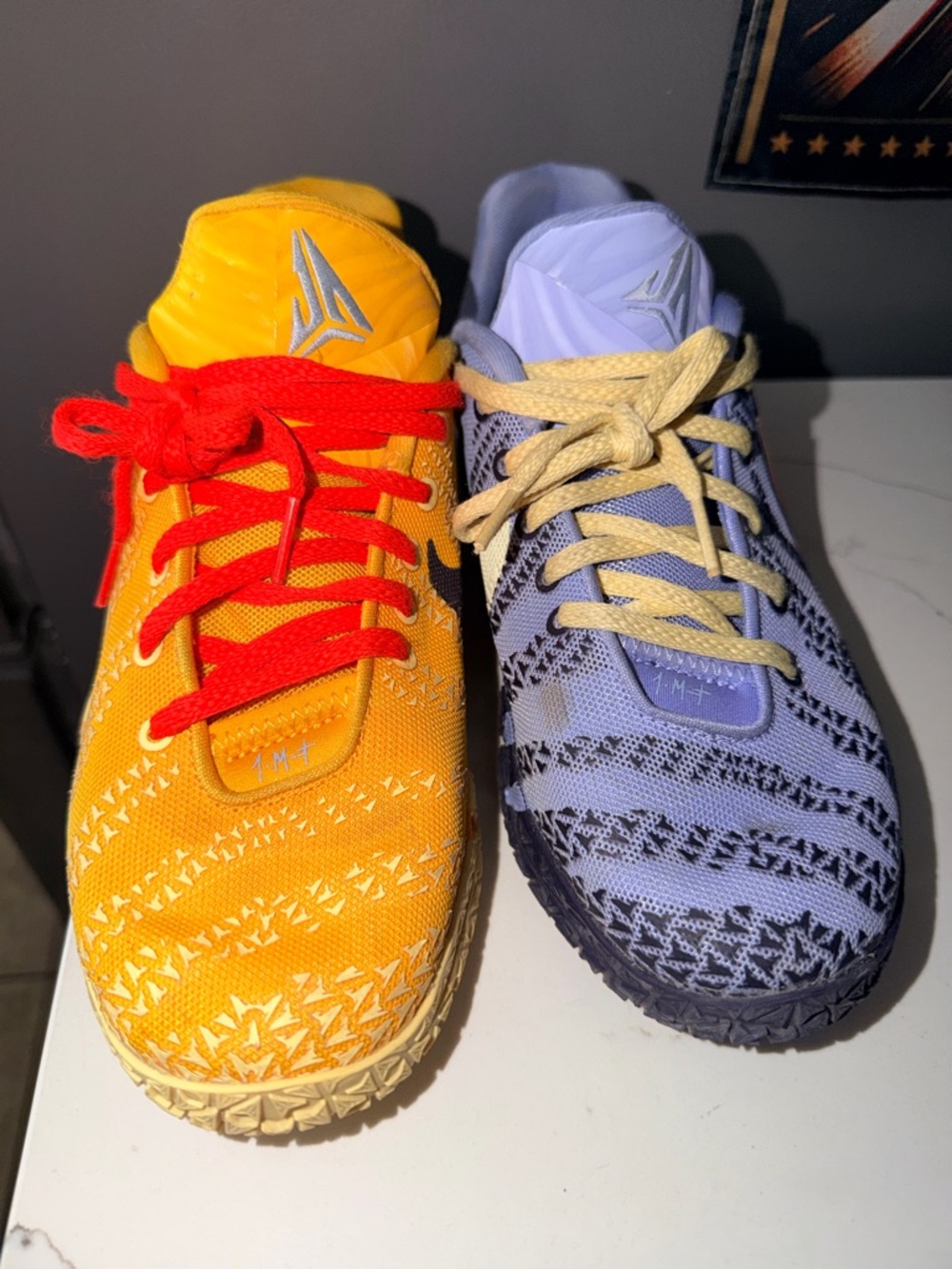Nike Ja Morant Kids Two-Tone Sneakers - Yellow & Lavender
